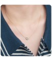 Silver Initial Letter Necklace G SPE-5547